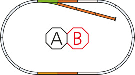 PIKO 55311 - H0 - A-Gleis mit Bettung Set: B